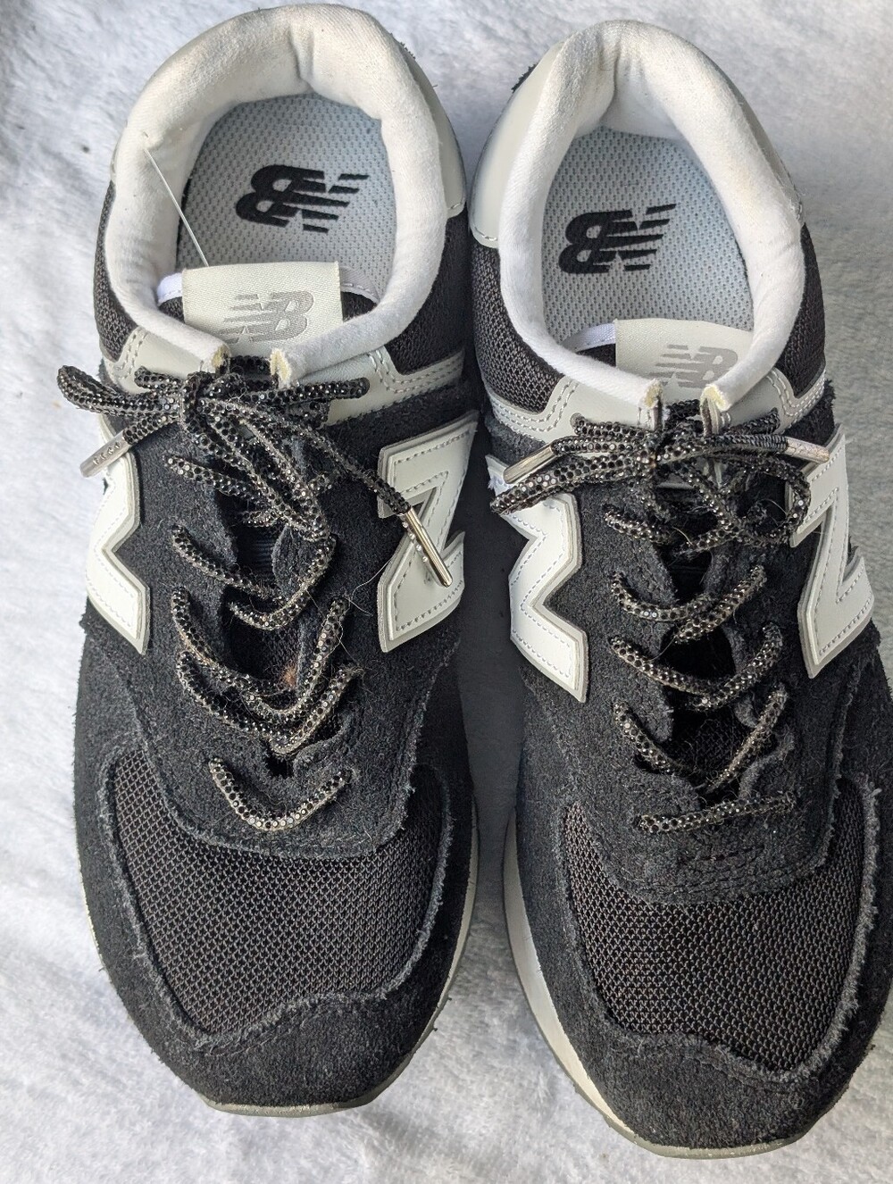 New Balance 574 Platform Shoes Size 6.5 - Picture 2 of 6